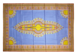 Dashiki stof LILA | ANGELINA Java Prints van VLISCO | 2 yards = 1 dashiki patroon