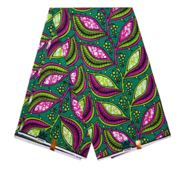 391 Afrikaanse stof | African Wax Print - 100% cotton | prijs / yard