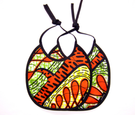 Afrikaanse SLABBETJES XYRISSE | Vlisco + badstof | set van 2