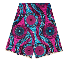 259 Afrikaanse stof | African  Wax Print Ankara fabric 100% cotton  | prijs / yard