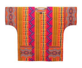 Afrikaans dashiki shirt KENTE GHANA | african print | maat 3XL