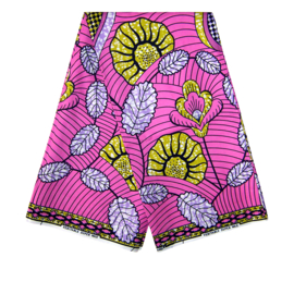 273 Afrikaanse stof | African Super-Wax Print - Ankara fabric - 100% cotton extra soft | prijs / yard