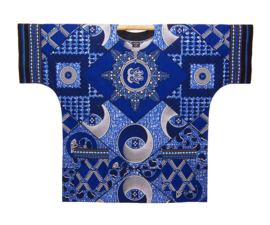 Afrikaans dashiki shirt DEMBE | african wax print | maat 4XL/5XL