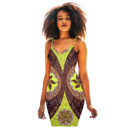 368 Afrikaanse stof | African Wax Print - 100% cotton  | prijs / yard