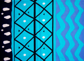 250 Afrikaanse stof | Bogolan Mud cloth print Mali - 100% cotton