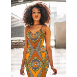 167 Afrikaanse stof | African Wax Print - Ankara fabric - 100% cotton | prijs / yard
