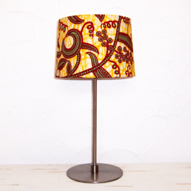 Afrikaanse tafellamp MAJANI | Vlisco Wax Block Print | 40 cm