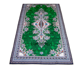 Dashiki stof EMERALD | etnische print | 100% katoen | coupon 166 x 108 cm