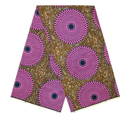 416 Afrikaanse stof | African Wax Print - Ankara fabric - soft cotton | prijs / yard
