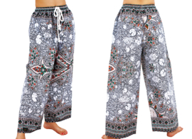 Afrikaanse dashiki broek WHITE | unisex pants | 3 maten