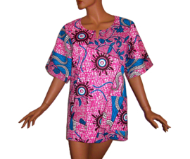 Afrikaans dashiki shirt FAFA | Ankara african wax print | unisex