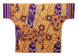 Afrikaans dashiki shirt AJANI | african wax print | maat 4XL/5XL