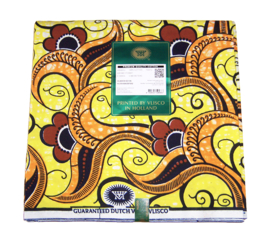 385 VLISCO *Super-Wax* Premium Cotton | Veritable Wax Hollandais stof | prijs / yard