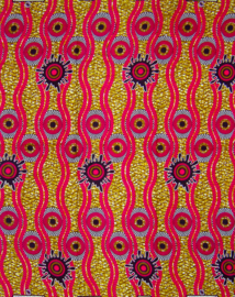 156 Afrikaanse stof | African Ankara Wax Print 100% cotton  | prijs / yard