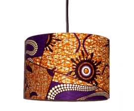 AJANI afrikaanse lampenkap | African Wax Print | Ø 35 cm