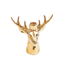 Candle holder - Ren dier - goud