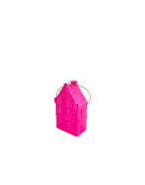 XMAS hanger - house - neon roze