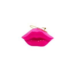 XMAS hanger - Lip - Neon roze