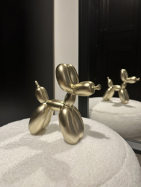 Ballon dog gold matt