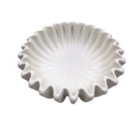 Pleated Bowl - Wit - Medium