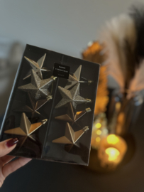 Kers hanger ster Bruin/zilver