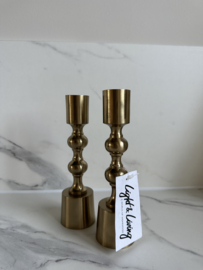 Gouden dunne kandelaar Small