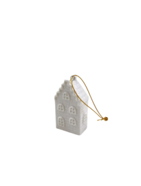 XMAS hanger - House - white