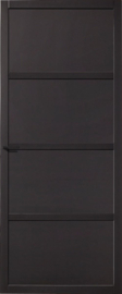 Skantrae SlimSeries Zwarte Binnendeur SSL 4094 paneeldeur