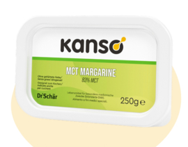 4 stuks MCT Kanso 83% margarine   THT  6 Sept. 2025