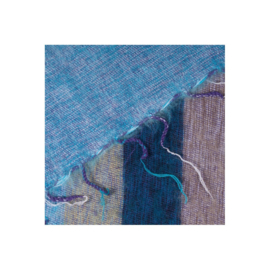 Sjaal Jeansblauw Blauw