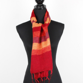Kleine sjaal Rood Oranje