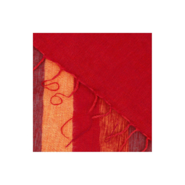 Kleine sjaal Rood Oranje