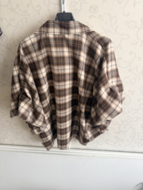 Ruit blouse Mandy