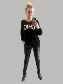 Trui chic zwart