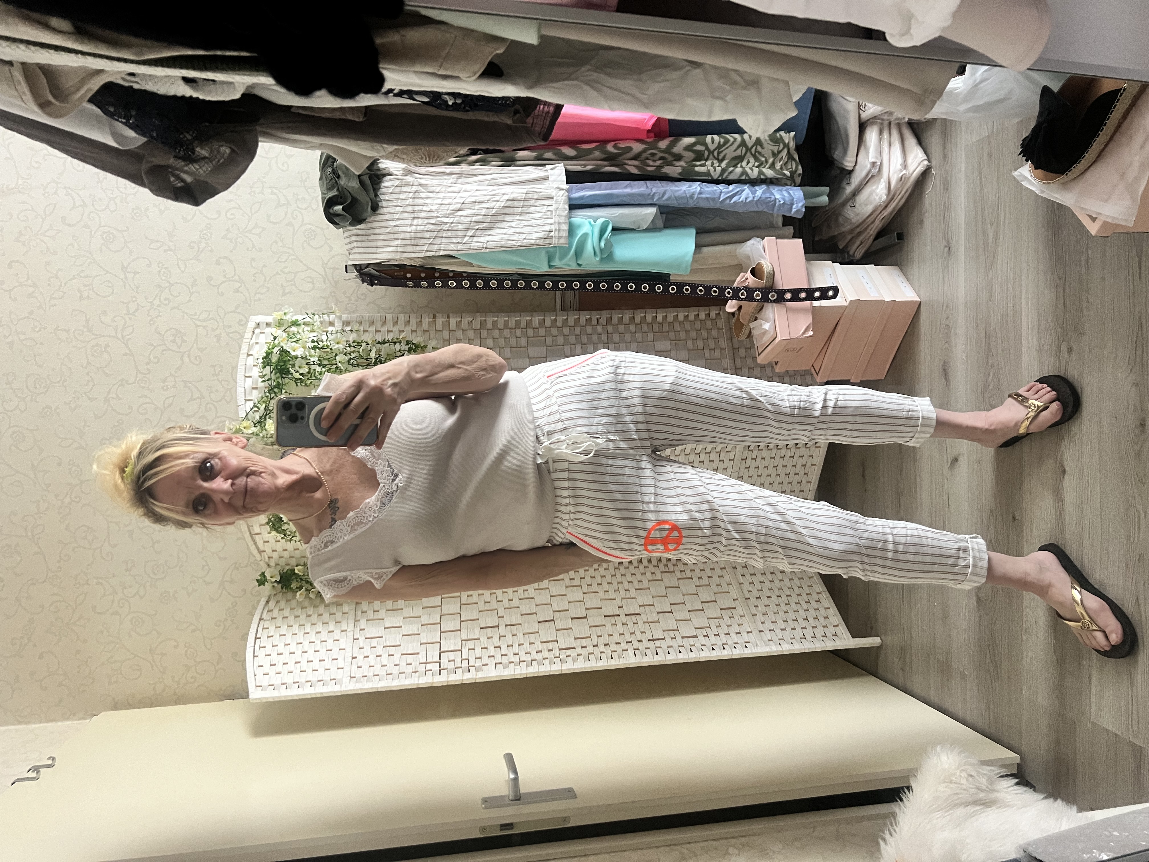 Comfi broek streep