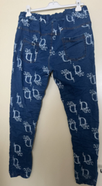 Jeans jogger letters