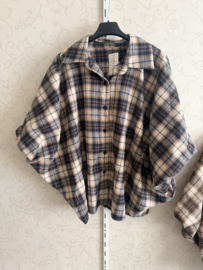 Ruit blouse Mandy