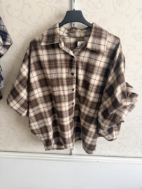 Ruit blouse Mandy