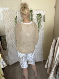 Lurex top gebreid