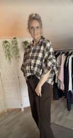 Ruit blouse Mandy