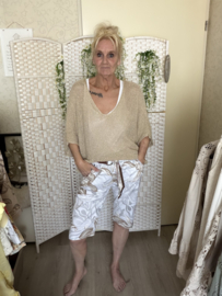 Bermuda met bloem print