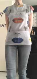 Setje antraciet jeans met T-shirt