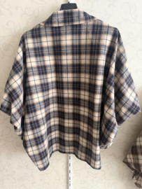 Ruit blouse Mandy
