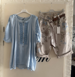 Bermuda met bloem print