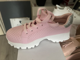 Sneaker licht roze