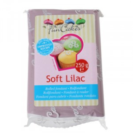 FUNCAKES ROLFONDANT SOFT LILAC 250 gram