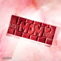 Chocoladevorm tablet "best mom ever"