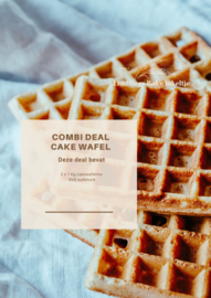 Combi deal: Cake wafel