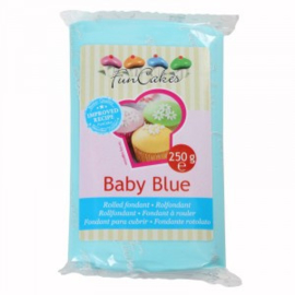 FUNCAKES ROLFONDANT BABY BLUE  250 gram