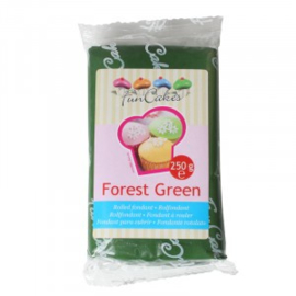 FUNCAKES ROLFONDANT FORREST GREEN 250 gram
